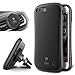 iFace Duo Case and Magnetic Car Mount set for iPhone 7 Plus - 2in1 Rugged Military Grade Protective Case with Car Holder/Kickstand [Space Black]