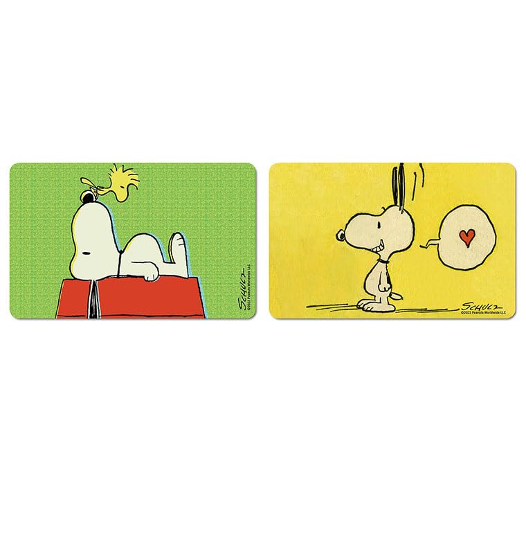Logoshirt® Peanuts I Snoopy I Breakfast Board I Cutting Board I 23x14cm I Set of 2 I Dishwasher Safe & Heat Resistant I Licensed Original Design