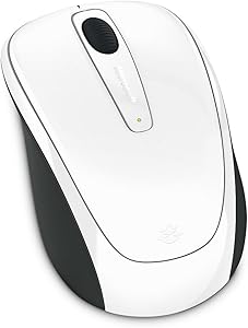 Microsoft Wireless Mobile Mouse 3500 Limited Edition - White Gloss - GMF-00176
