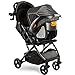 Summer Infant 3Dpac CS+ Compact Fold Stroller, Black - Compact Car Seat Adaptable Baby Stroller - Lightweight Stroller with Convenient One-Hand Fold, Reclining Seat and Extra-Large Canopy