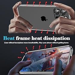 YMHML 3 in 1 Case for iPhone 15 Pro Max Titanium