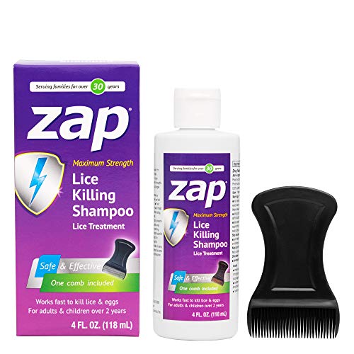 Zap Lice Treatment Extra Strength Lice Shampoo That Kills Eggs and