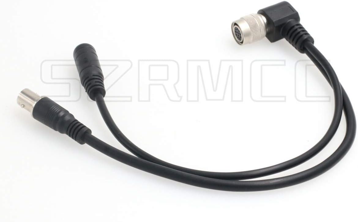 SZRMCC Female BNC and Input DC 5.5mm x 2.1mm to Hirose 12 pin Female Y Split Video Power Cable for Sony Industrial Camera - Image 4