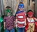 6 Sets Kids Masks Capes Superhero Costume Birthday Party Supplies for Girls Boys