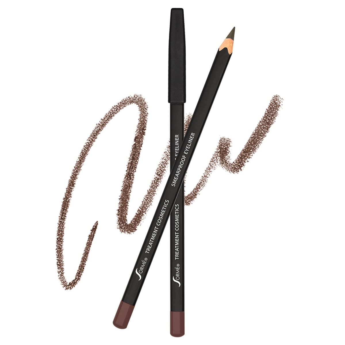 Sorme Cosmetics Waterproof Smearproof Eyeliner Pencil - 3 Brown For Women 0.06 oz Eyeliner