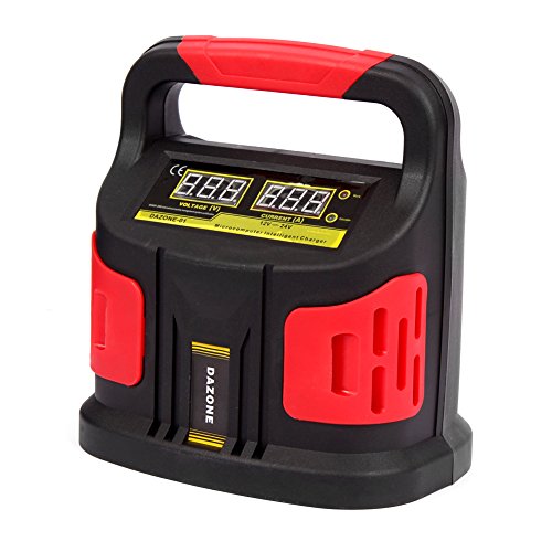 Dazone Portable Car Jump Starter 200A 12 V Auto Barrery Booster Pack with Jump Cable & Battery Level Monitor