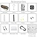Gearupz Survival Kit Fishing Hunting Hiking Gear Paracord Bracelet Emergency Preparedness Mini Bug Out Bag for Hiker Camper or Backpacker [Light & Compact, 18 Pieces In One]