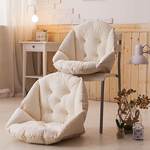 Winter Backrest Floor Seat High Back Chair Cushion Warm Thick Plush Pad for Indoor/Outdoor/Home/Office/Car Seat