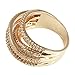Lavencious Impression Twist Rings Wedding Party Statement Micro Pave CZ Cocktails Size 5-12