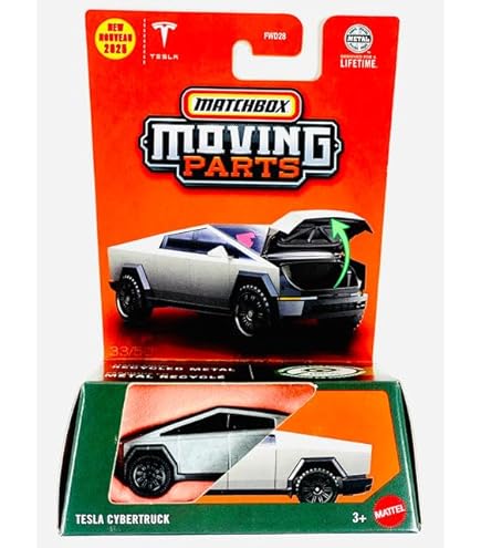 Amazon.com: Hot Wheels Tesla Cybertruck, HW Rolling Metal 4/5