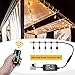 Palawell Outdoor Dimmer, 260W LED String Light Dimmer Remote Control, 100ft Range, Timmer Switch, Black