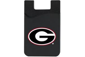 OTM Essentials University of Georgia Leather Wallet Sleeve, Black, Classic