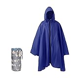 Nomadnia Plus Size Adult Rain Poncho with Hood and