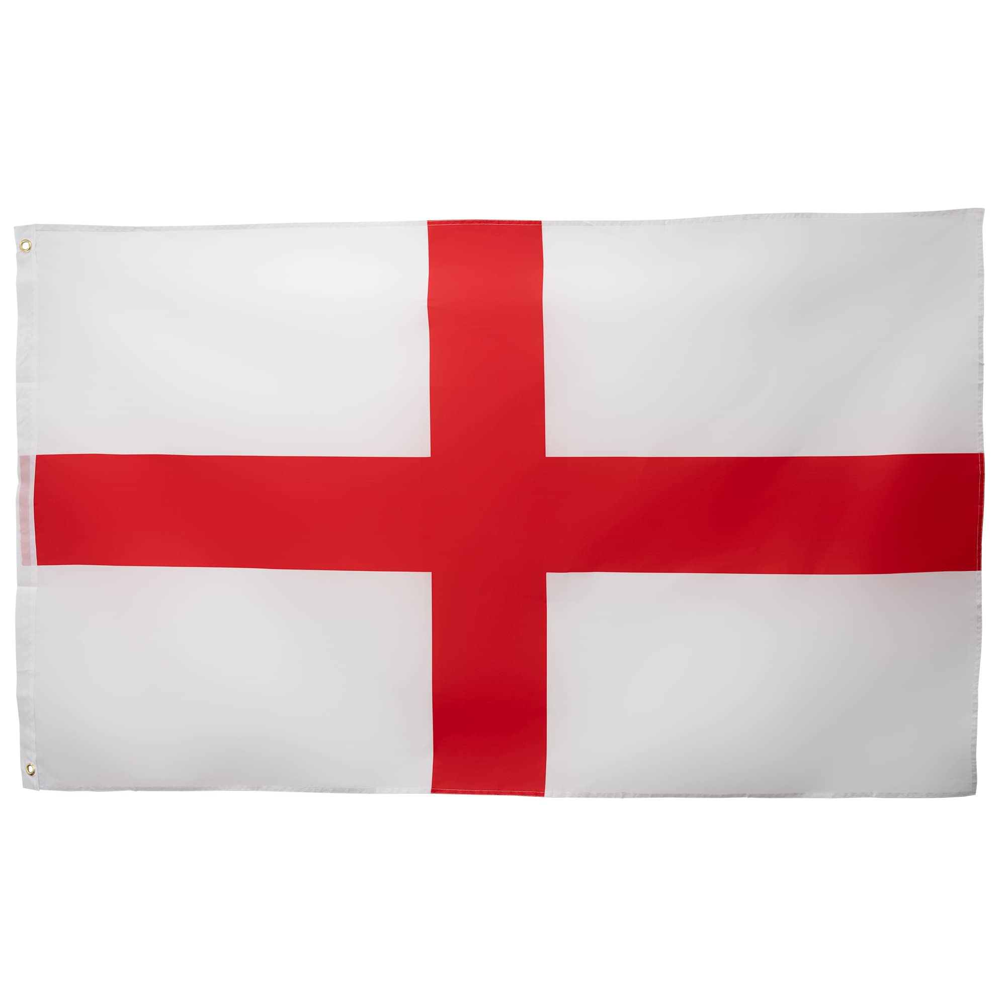 Dyanatic 3x5 Foot England Flag - Vivid Color and UV Fade Resistant - Canvas Header and Double Stitched - English National Flags Polyester with Brass Grommets 3 X 5 Ft