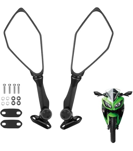 Amazon.com: KEMIMOTO Ninja 300 Mirrors Compatible with Ninja 400