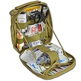 Lightning X Gunshot Trauma/Hemorrhage Control Kit In MOLLE IFAK Pouch - TAN