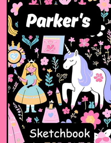 Parker's Sketchbook: Personalized Blank Sketchbook