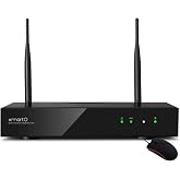 XMARTO 10CH 4K UHD H.265 NVR,Long Range Dual Band WiFi6 Recorder(WNP810-W6) | Works Only with XMARTO WiFi6 Cameras, Linux OS,