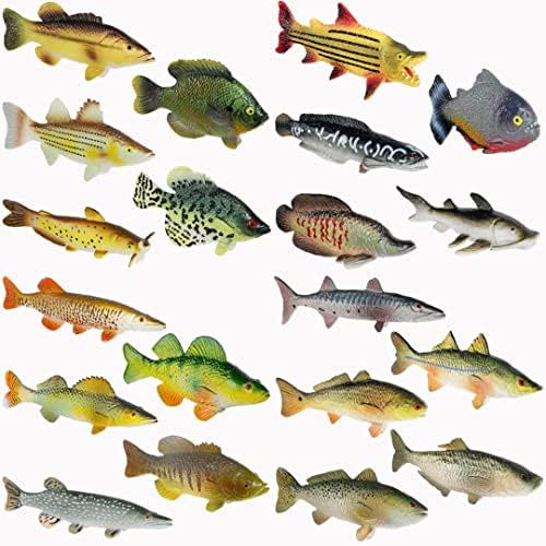 Toy Fish Factory The Complete Collection 4 Sets, Toy Fish Figurines, 3