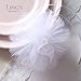 Ling's moment White Tulle Fabric Bolt Tulle Ribbon Roll 6 inch x 100 Yards 300 Feet for Tulle Table Skirt Wedding Party Decorations