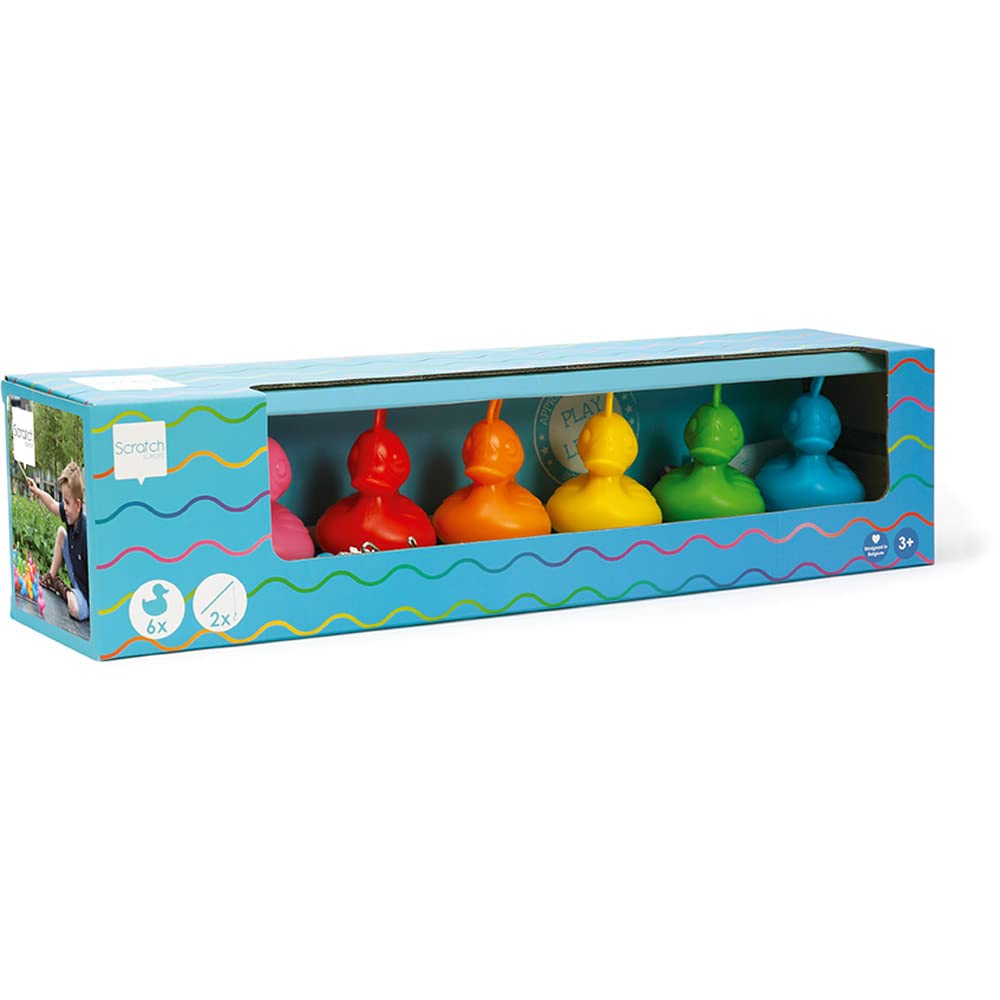 SCRATCH 6182026 Duck Fishing Game for Children, Full Playset, Multi-Colour