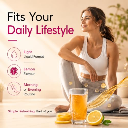 Multi Collagen Liquid Supplements for Women Men, Travel Sachets, 30 sachets | Hydrolyzed Bovine & Marine Blend, Types I, II, III, IV & V, With Vitamin C & Biotin, Halal Certified , Peptides 3000mg