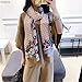 Changx Girl's Fashion style Luxury Warm Silk Scarves Turban