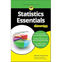 Statistics Essentials For Dummies book cover Statistics Essentials For Dummies book cover