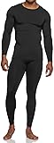 TSLA Men's Thermal Underwear Set, Microfiber Soft