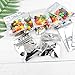 SKEMIX 100 Pack Smell Proof Mylar Bags, 3x4 Inch Resealable Clear Ziplock Mylar Bags Food Safe Plastic Aluminum Material