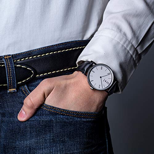 Junkers-Dessau-Analog-Quarz-Uhr-Saphirglas-Ziffern