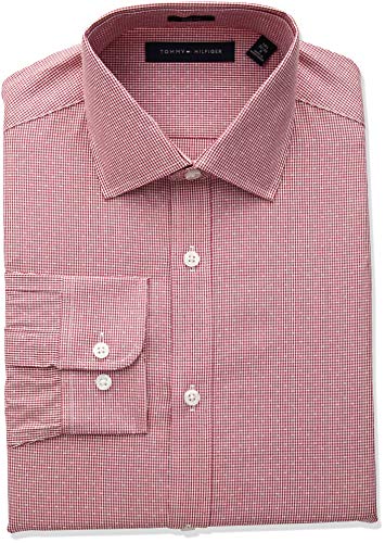 slim fit dress slacks Tommy Hilfiger Check Slim Fit Oxford Shirt