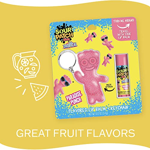 Taste Beauty Sour Patch KidsFlavored Lip Balm and Keychain Holder