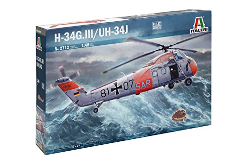 Italeri Model Kit - H-34G.III/UH-34J Helicopter - 1:48 Scale - 2712