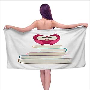 Toallero de baño con Dibujos Animados, diseño de búho Sentado en un