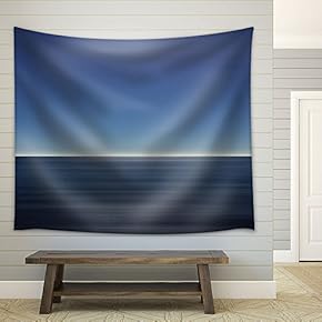 Abstract Seascape - Fabric Wall Tapestry Home Decor - 51x60 inches