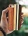 YFWOOD Compatible with iPhone 8 Case, iPhone 7 Case Wood with Unique Natural Real Wood Stripe Shockproof Drop Proof Slim Bumper Protective Cover for iPhone 7/iPhone 8 (Wood)