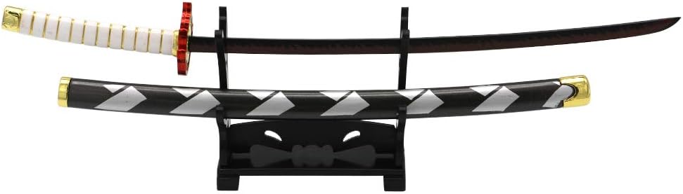 鬼滅の刃 炎柱・煉獄杏寿郎 れんごくきょうじゅろうモデル ペーパーナイフ 展示台付き 日輪刀モデル