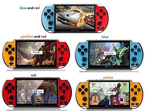 Womdee Handheld Game Console with Built in 200 Games,5inch Double Joystick Classic Arcade Retro Game Player Support Download Games,8GB Portable Video Games Player for Kids Birthday Gifts Presents - Thumbnail 5