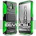 Droid Turbo 2 Case, Evocel [Generation Series] Belt Clip Holster, Kickstand, HD Screen Protector, Dual Layer for Motorola Droid Turbo 2 (XT1585/ 2015 Release), Green (EVO-MOTXT1585-AB212)