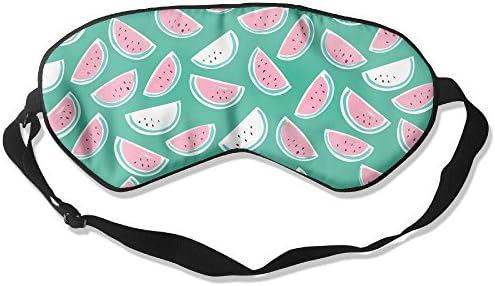 Bdna Comfortable Sleep Eyes Masks Pink Watermelon Pattern Sleeping Mask For Travelling, Night Noon Nap, Mediation Or Yoga