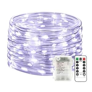 Amazon.com : SEMILITS Outdoor String Lights 100LED 33Ft ...