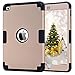 iPad Mini 4 Case,iPad Mini 4 Retina Case,BENTOBEN Anti-Slip Shock-Absorption Silicone High Impact Resistant Hybrid Three Layer Protective Cover for iPad Mini 4 -Gold&Black