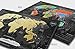 Travel Scratch Off Map of the World with outlined US States | Gold Personalized Wall Map Poster | Deluxe Gift for Travelers | BONUS Adhesive Stickers + Scratching Tool + Wiping Cloth + Traveling eBook