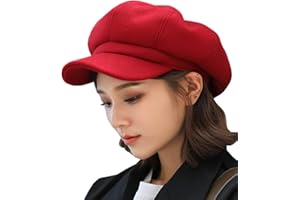 NICTION Newsboy Hats for Women, Women Newsboy Hat Trucker Hat Beret Newsboy Caps Retro Fashion Winter Hats for Women 2025