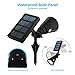 Waterproof Solar Garden Lights - Battery Powered Outdoor Sensor LED Lighting - Wall, Yard, Pool, Patio, Lawn or Driveway Mounting Lanterns - Pack of 2