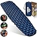 OutdoorsmanLab Ultralight Sleeping Pad - Ultra-Compact for Backpacking, Camping, Travel w Air-Support Cells Design (Blue) primary