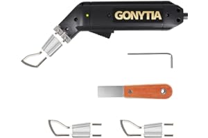 GONYTIA Hot Knife Rope Cutter Fabric Cutter Pro Electric Hot Knife Heat Sealer Cutting Tool kit with 2 Blades & Accessories