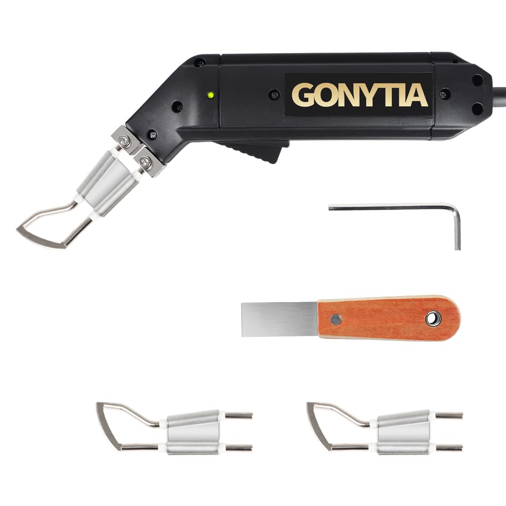 Photo 1 of GONYTIA Hot Knife Rope Cutter Fabric Cutter Pro Electric Hot Knife Heat Sealer Cutting Tool kit with 2 Blades & Accessories